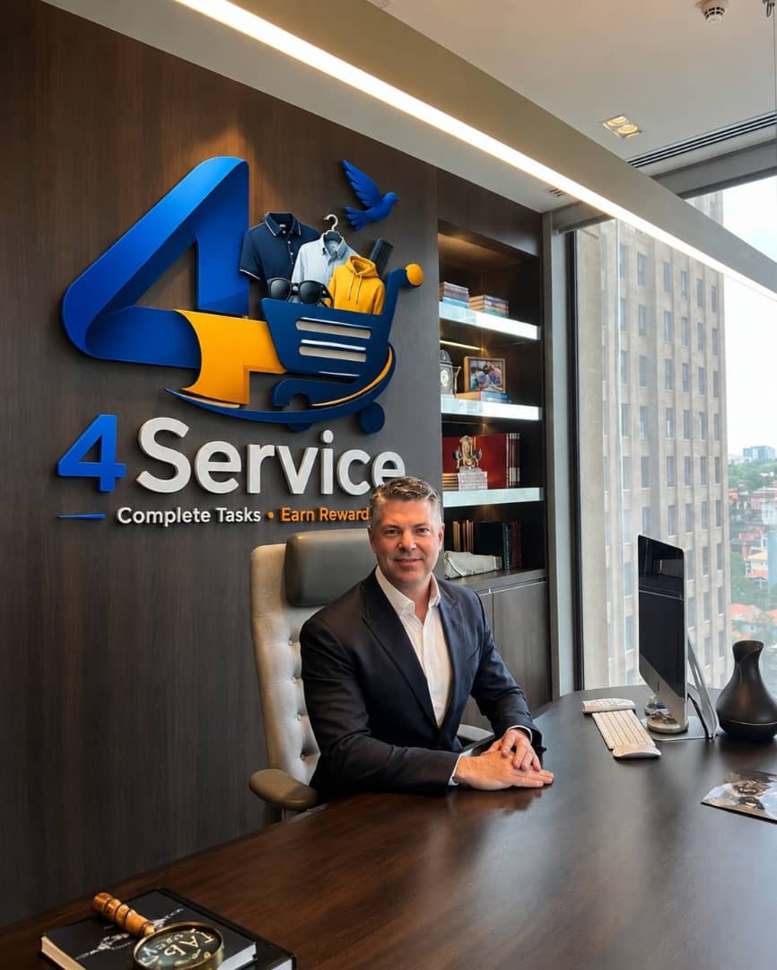 مكتب فريق 4Service أثناء العمل